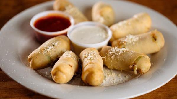 Pizza Poppers (8) · These babies with marinara and ranch are where it’s at.