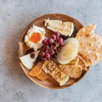 Table Cheese · chef's cheese pick, whipped ricotta & calabrian honey, d'affinois brie with fig jam, creamy ...