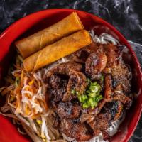 Bun Thit Nuong Cha Gio / Grilled Pork & Egg Roll · 