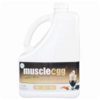 Musice Egg Chocolate Mocha · -1 Gallon holds 160 Pasteurized Egg Whites (Cage Free)
-1 Cup = 25g of Protein
-1 CUp = 10 E...