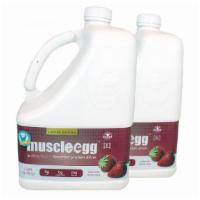 Musice Egg Strawberry · -1 Gallon holds 160 Pasteurized Egg Whites (Cage Free)
-1 Cup = 25g of Protein
-1 CUp = 10 E...