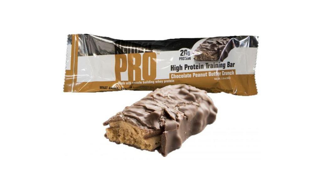 Animal Bar Peanut Butter Crunch · 20 grams quality protein per bar high quality fast digesting whey protein balanced carbohydrates delicious taste profile
