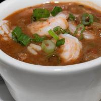 Louisiana Gumbo - Bowl · Our authentic New Orleans style gumbo loaded with shrimp, Andouille sausage and chicken. Ser...