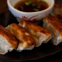 Seafood Gyoza (6) · Shrimp Dumplings.