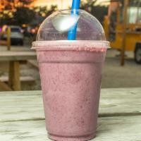 Mixed Berries · Blue berry, black berry, strawberry, vanilla Greek yogurt, and milk.