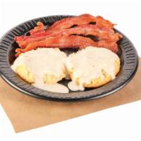 Cowboy Breakfast · Biscuit & Gravy with Choice of Meat