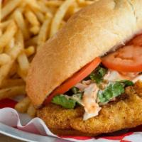 Po'Boy · Served with a side and a choice to make it chicken, catfish, or shrimp