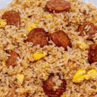 Fried Rice (1-Protein) · Try our beloved recipe, prepared with sausage chicken, shrimp, or crawfish tails.