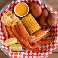 1 Lb. Snow Crab · Sold by the pound, you can choose your favorite 7Spice flavor for it.