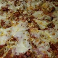 Meat Pizza - Big Ben'S Deluxe Pizza (Small) · Pepperoni, sausage, beef, Canadian bacon, ham.