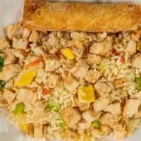 Chicken Fried Rice · Comes with Egg Roll