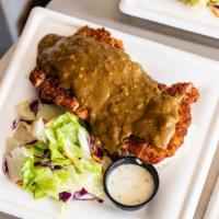 Chicken Katsu Curry · Chicken Katsu Curry is an absolute favorite. Panko breadcrumb coated chicken served with a t...