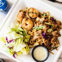 Combo Yakisoba · A combination of any two proteins, served with stir-fry noodles, an irresistible salty-sweet...