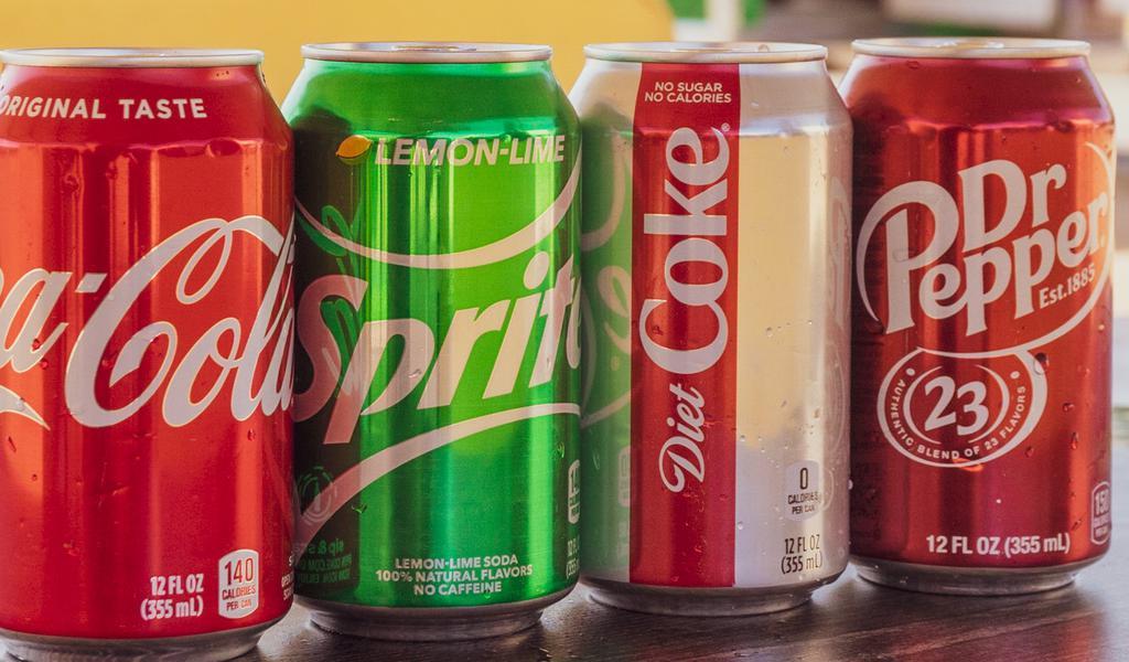 Can Soda · Please add a note: Coke, Sprite and Dr. Pepper.
