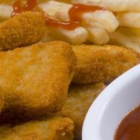 Nuggets Kid Combo · 6 Chicken nuggets, fries, soft drink 12oz.