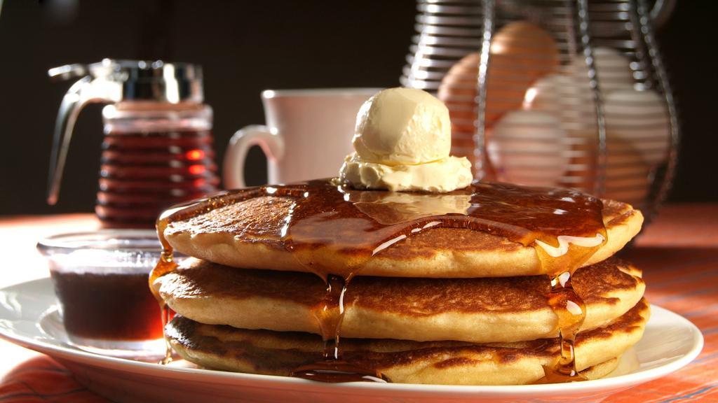 Pancakes · 3 Pancakes & honey