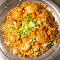 Shrimp Fried Rice · Comes with two wings.