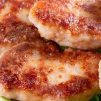 Fish Cutlet · Minced and mixed fish, potatoes, and traditional spices coated with eggs and breadcrumbs , d...