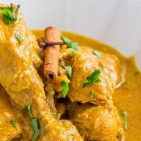 Beef Korma · Cooked beef in a gravy of crushed cashews, spicy masala and various spices. Spicy.