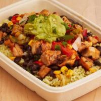 Burrito Bowl · Remaining customization shows up after selecting your protein option.