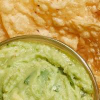 Family Chips & Guacamole · House-made chips with a pint of our fresh guac