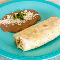 Breakfast Burrito · Flour Tortilla with eggs, cheese and you pick you're breakfast mix such as Bacon , Chorizo, ...