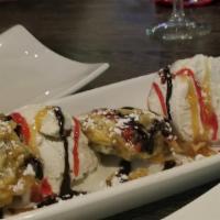 Fried Ice Cream · Topped with your choice of Carmel, Chocolate, or Strawberry Sauce