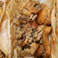 Naked Mexican Tacos · Per piece. Mexican taco with your choice of meat on a homemade tortilla. Comes with fresh ci...