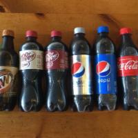 Bottle Soda · Coke, D Coke, PepSi, D Pepsi, Root Beer.