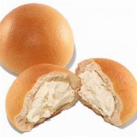 Plain Stuffed Bagel Minis · Plain mini bagels filled with cream cheese, served warm. Two per order.