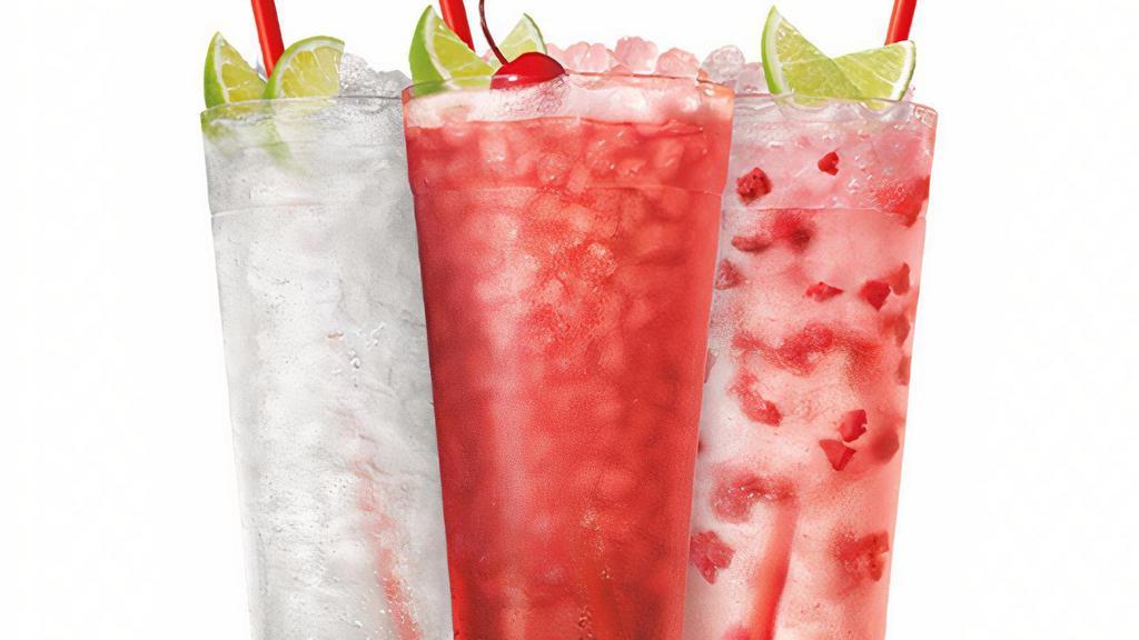 Limeades And Lemonades · Tangy and sweet limeade with your choice of some favorite SONIC® flavors – all made with fresh fruit and all signature to Sonic.