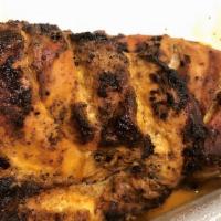 Chcken Tikka · Tender bone-in chicken marinated in cultured yogurt and seven finely selected spices. Gilled...