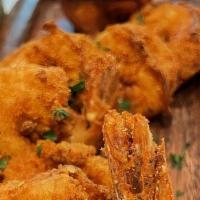 Fried Shrimp · Fresh gulf shrimp fried in our house made batter. served with french fries