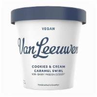 Van Leeuwen Vegan Cookies & Cream Caramel Swirl (14 Oz) · 