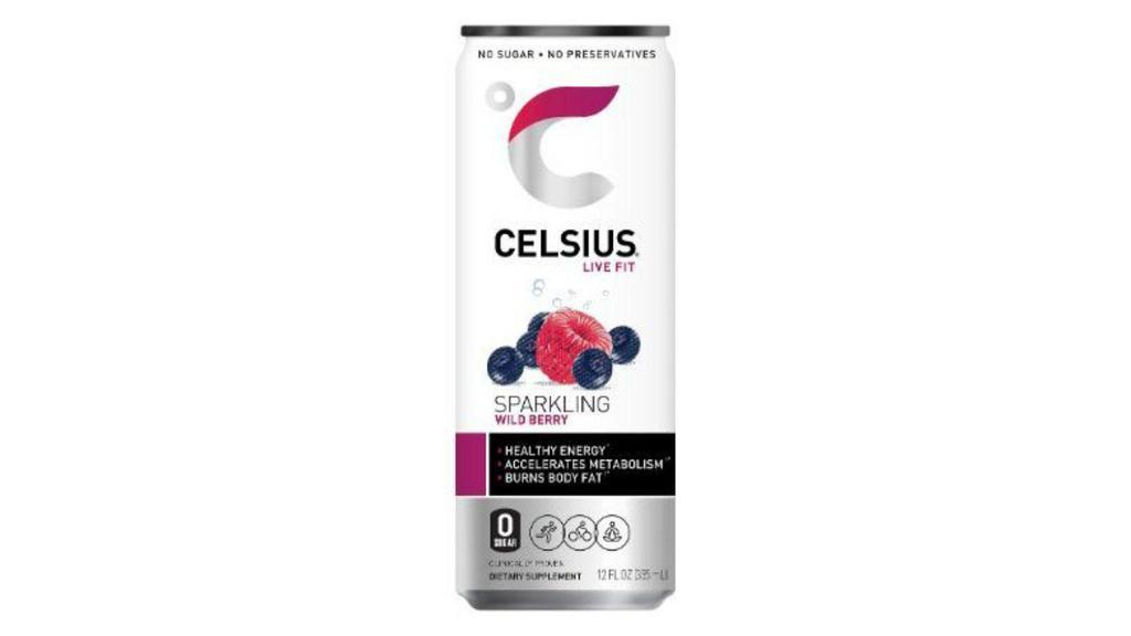 Celsius Sparkling Wild Berry Fitness Drink (12 Oz) · 