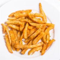 French Fries · seasoned fries served with ketchup.
