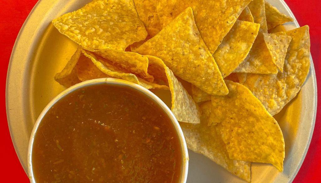 Chips And Salsa Large 8 Oz · 