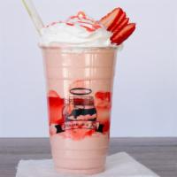 Strawberry Ice-Cream Shake · 