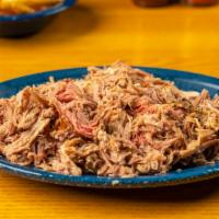 Pulled Pork · Texas style pulled pork (no slaw needed…unless you want it).