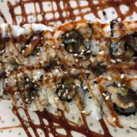 Eel Roll · Fresh water ell and cucumber topped with eel sauce.