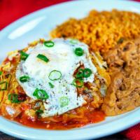 Three Layer Carnitas Enchiladas · A little bit different because these are layered... not rolled and topped with an egg! Three...