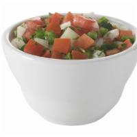 Pico De Gallo · A special blend of tomatoes, onions, cilantro, jalapeños, and lime juice.