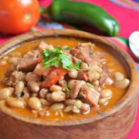Charro Beans - Full Pint · Recommended serving size for 3-4 people per pint