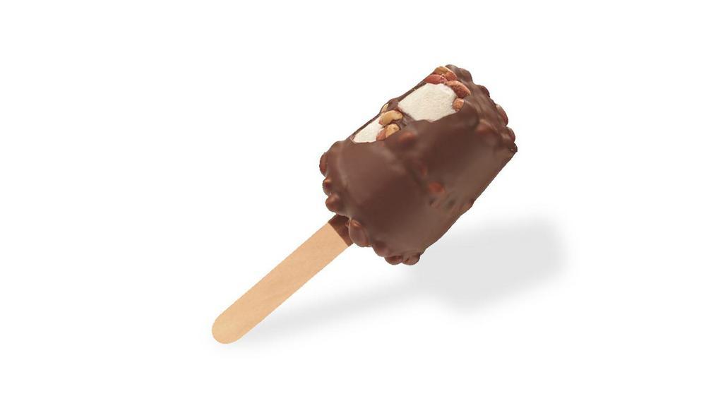 Buster Bar® · A fresh take on our classic Peanut Buster Parfait, the Buster Bar is made with layers of cold, creamy DQ® vanilla soft serve, chocolate fudge and peanuts all dipped in luscious, chocolate-flavored coating.