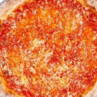 Cheese Pizza · Whole milk mozzarella, red sauce
