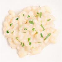 Macaroni And Cheese · white cheddar, asiago, and whole-milk mozzarella with noodles