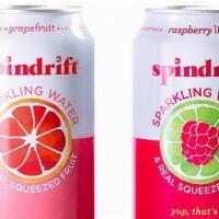 Spindrift Grapefruit · America's first line of sparkling beverages made with real squeezed fruit
