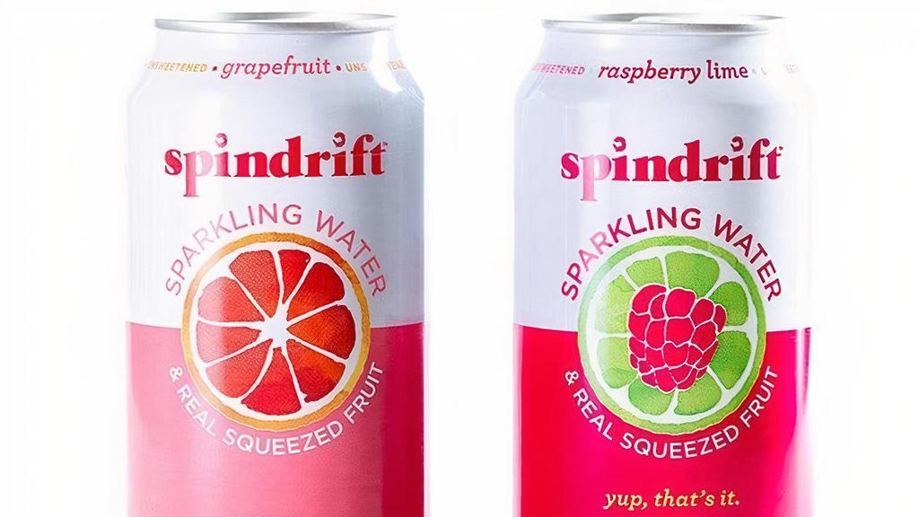 Spindrift Raspberry · America's first line of sparkling beverages made with real squeezed fruit