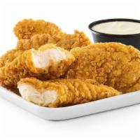 Clucks N Fries® · Chicken tenders served with fries and ranch. Cal 1330.