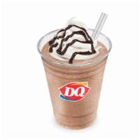 Moolatte® · Coffee and rich fudge blended with creamy DQ® vanilla soft serve and ice and garnished with ...
